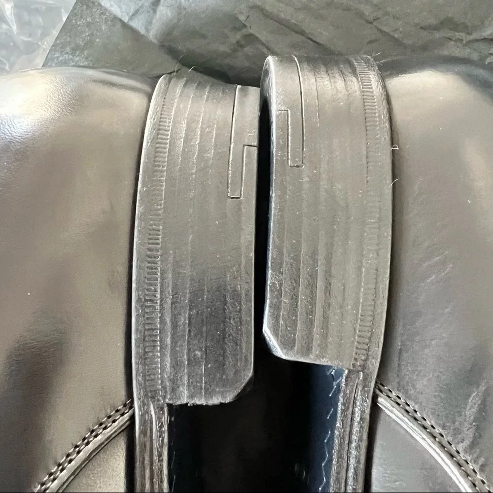 New Dolce & Gabbana Black‎ Leather Derby size 5 authentic Oxford
